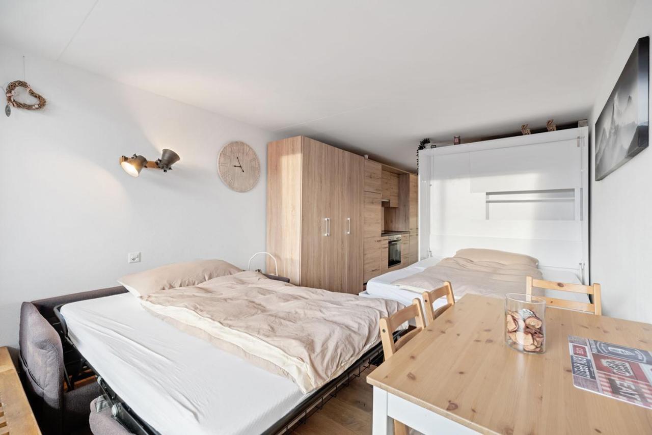 Chaleureux Studio A Anzere, Accessible A Ski, Proche De Tout Zewnętrze zdjęcie